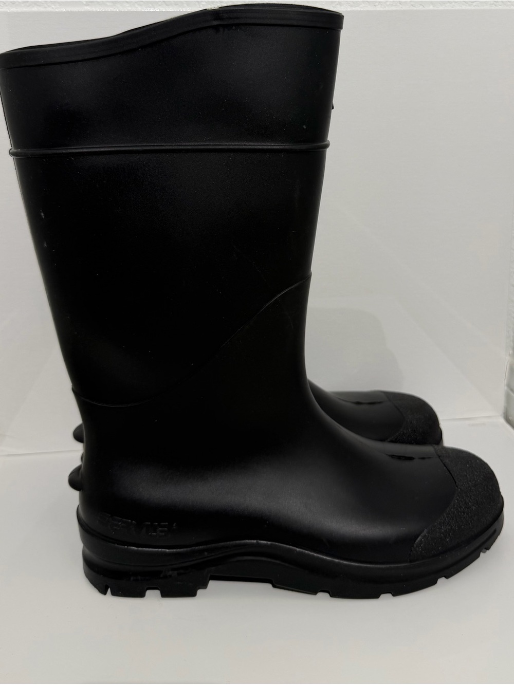 Servus by Honeywell Black Rubber Work Boots Mens Waterproof Durable Size 12